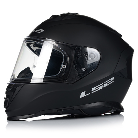 KASK MOTOCYKLOWY LS2 FF800 STORM II CZARNY MATT + INTERKOM VITO BLUETOOTH