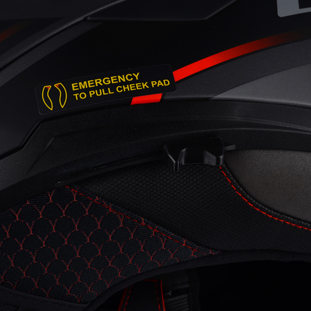 KASK MOTOCYKLOWY | LS2 FF906 ADVANT KUKA | SZCZĘKOWY + PINLOCK + PLECAK