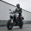 KURTKA MOTOCYKLOWA | REBELHORN FIGHTER FLUO | MĘSKA SKÓRZANA SPORT + GRATIS