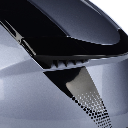 KASK MOTOCYKLOWY | VITO ISOLA GREY | OTWARTY POŁYSK SKUTER CHOPPER + BLENDA