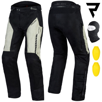 SPODNIE MOTOCYKLOWE | REBELHORN HIKER III | TEKSTYLNE WODOODPORNE + GRATISY S