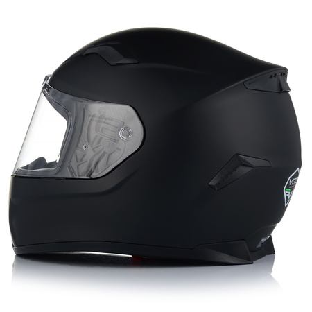 KASK MOTOCYKLOWY | VITO DUOMO | CZARNY MATT + INTERKOM 1ST BLUETOOTH