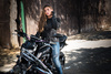 SPODNIE MOTOCYKLOWE | SHIMA JESS | DAMSKIE JEANSY + OCHRANIACZE + GRATIS