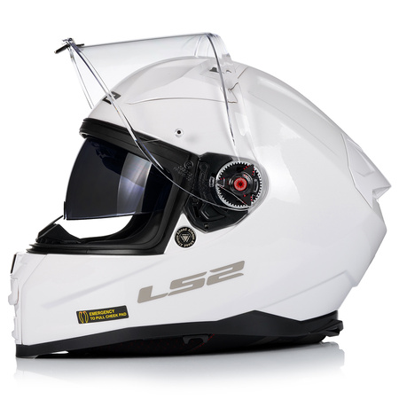 KASK MOTOCYKLOWY LS2 FF811 VECTOR II WŁÓKNO SZKLANE + PINLOCK + BLENDA