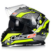KASK MOTOCYKLOWY LS2 FF800 STORM II CYBORG + PINLOCK + BLENDA ECER 22.06