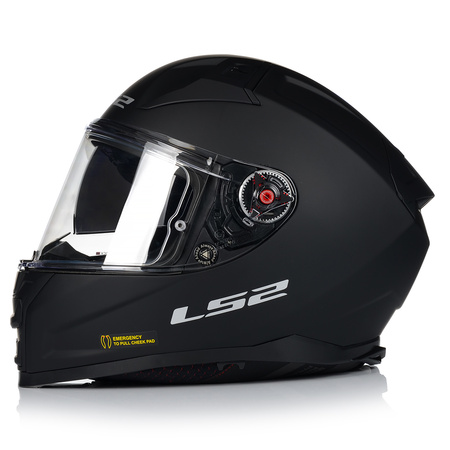 KASK MOTOCYKLOWY LS2 FF811 VECTOR II WŁÓKNO SZKLANE + PINLOCK + BLENDA