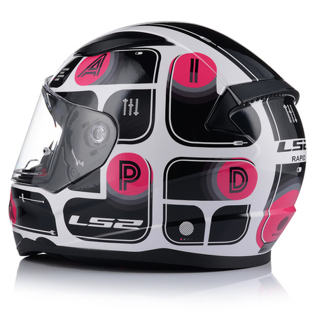 KASK MOTOCYKLOWY LS2 FF353 RAPID BRICK DAMSKI INTEGRALNY SYSTEM PINLOCK
