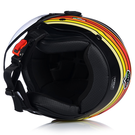 KASK MOTOCYKLOWY OTWARTY | VITO MODA RETRO MAT | SKUTER CHOPPER ECE 22.06
