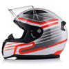 KASK MOTOCYKLOWY LS2 FF353 RAPID II CIRCUIT ECE 22.06 + TĘCZOWA SZYBA