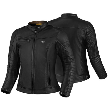 KURTKA MOTOCYKLOWA | SHIMA WINCHESTER 2.0 BLACK | DAMSKA SKÓRZANA + GRATIS