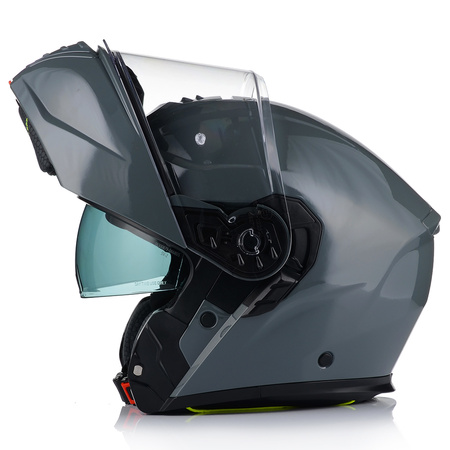 KASK MOTOCYKLOWY VITO FURIO CZARNY MAT SZCZĘKOWY + INTERKOM VITO BLUETOOTH