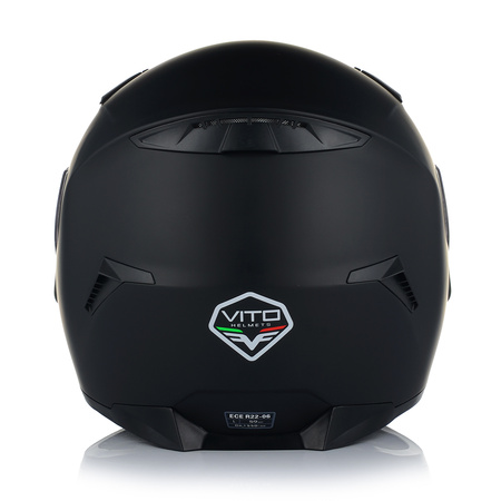 KASK MOTOCYKLOWY | VITO DUOMO | CZARNY MATT + INTERKOM 1ST BLUETOOTH
