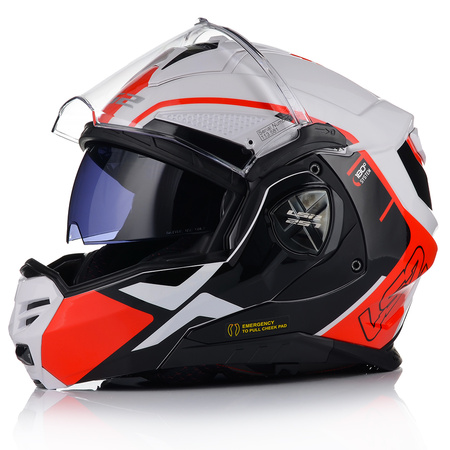 KASK MOTOCYKLOWY | LS2 FF901 ADVANT X 180 | SZCZĘKOWY + PINLOCK + PLECAK