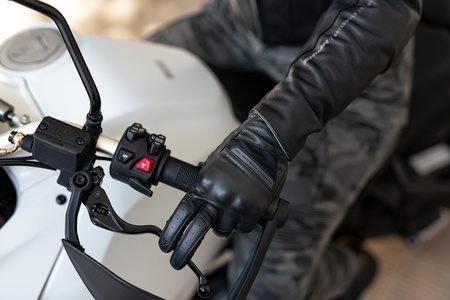 RĘKAWICE MOTOCYKLOWE | SHIMA MONACO DAMSKIE | KLASYCZNE SKÓRZANE + GRATIS