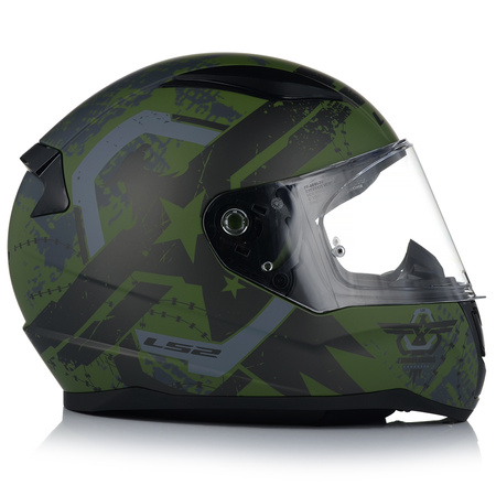 KASK MOTOCYKLOWY LS2 FF353 RAPID II THUNDER BIRDS SYSTEM PINLOCK ECER 22.06