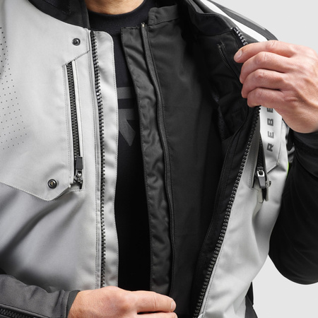 KURTKA MOTOCYKLOWA | REBELHORN HIKER IV | TEKSTYLNA WODOODPORNA + GRATISY