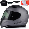 KASK MOTOCYKLOWY LS2 FF353 RAPID II SZARY MAT ECE 22.06 + PRZYCIEMNIANA SZYBA