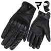 RĘKAWICE MOTOCYKLOWE | REBELHORN THUG II BLK | DAMSKIE WENTYLOWANE + GRATISY