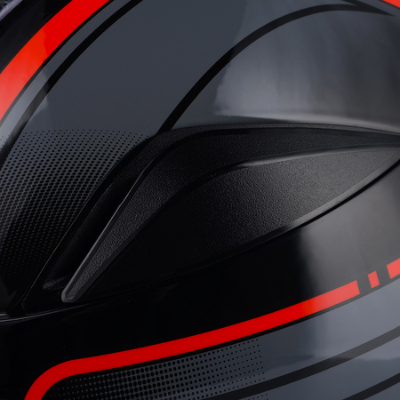 KASK MOTOCYKLOWY LS2 FF353 RAPID II CIRCUIT RED SYSTEM PINLOCK ECER 22.06