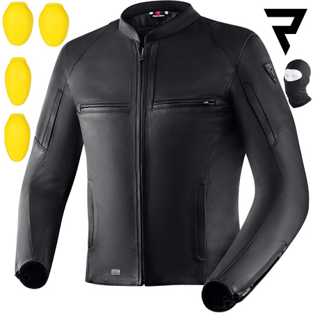 KURTKA MOTOCYKLOWA | REBELHORN RUNNER III TFL | MĘSKA SKÓRZANA + GRATISY