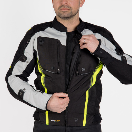KURTKA MOTOCYKLOWA | REBELHORN BORG | MIEJSKA MĘSKA TEKSTYLNA + GRATISY