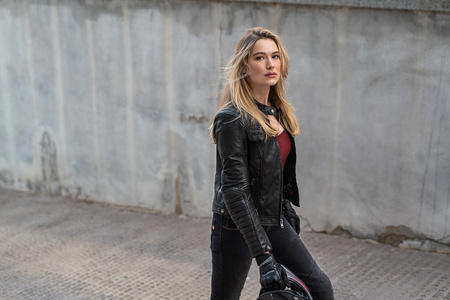 KURTKA MOTOCYKLOWA | SHIMA WINCHESTER 2.0 BLACK | DAMSKA SKÓRZANA + GRATIS