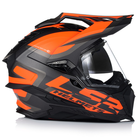KASK MOTOCYKLOWY LS2 MX701 EXPLORER CROSS QUAD ATV + PINLOCK + BLENDA 22.06 