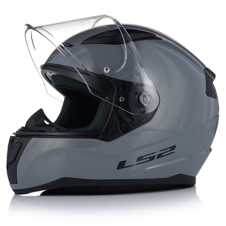 KASK MOTOCYKLOWY LS2 FF353 RAPID II NARDO GREY + INTERKOM VITO BLUETOOTH