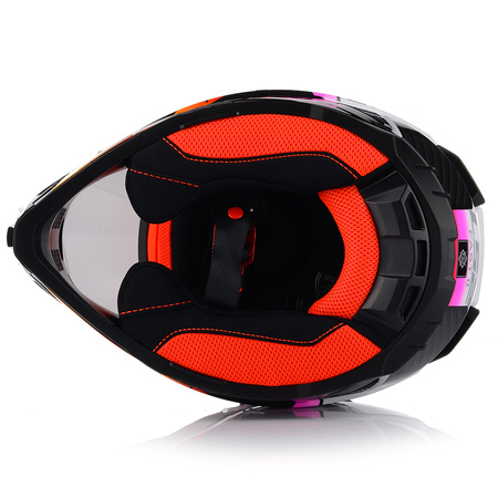 KASK MOTOCYKLOWY LS2 MX708 FAST II WASH BIAŁY LEKKI ENDURO CROSS QUAD ATV