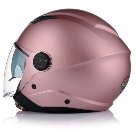 KASK MOTOCYKLOWY OTWARTY | VITO SARENTA DAMSKI | SKUTER CHOPPER + BLENDA