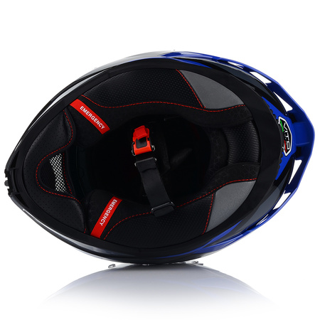 KASK MOTOCYKLOWY | VITO PRESTO BLUE | INTEGRALNY SYSTEM PINLOCK + BLENDA