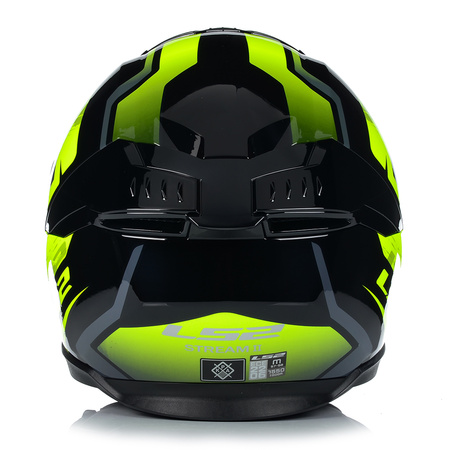 KASK MOTOCYKLOWY LS2 FF808 STREAM II FURY KEVLAR SYSTEM PINLOCK + BLENDA