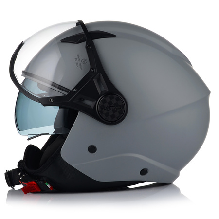 KASK MOTOCYKLOWY OTWARTY | VITO LAVORI | SKUTER CHOPPER ECE 22.06 + BLENDA