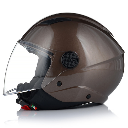 KASK MOTOCYKLOWY OTWARTY | VITO SARENTA | SKUTER CHOPPER ECE 22.06 + BLENDA