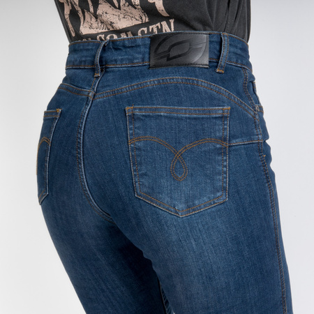 SPODNIE MOTOCYKLOWE | OZONE STRIKER SLIM FIT | DAMSKIE JEANSY BLUE + GRATIS