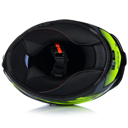 KASK MOTOCYKLOWY LS2 FF808 STREAM II FURY KEVLAR SYSTEM PINLOCK + BLENDA