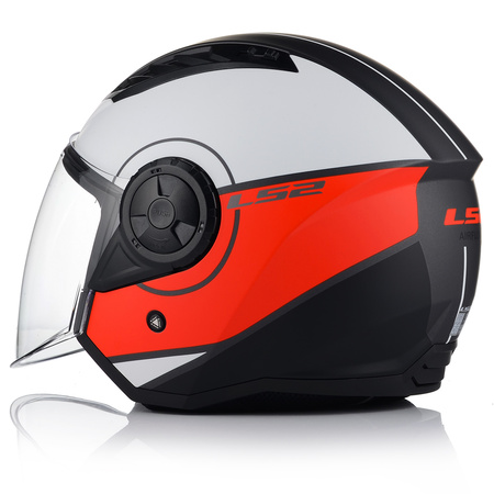 OTWARTY KASK MOTOCYKLOWY LS2 OF616 AIRFLOW II COVER LEKKI NA SKUTER CHOPPER