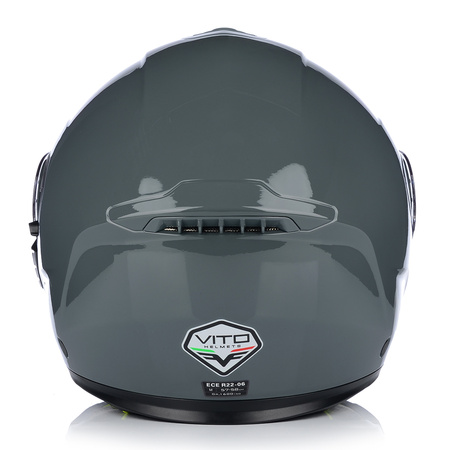 KASK MOTOCYKLOWY | VITO FURIO NARDO GREY | SZCZĘKOWY SYSTEM PINLOCK +BLENDA 