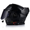KASK MOTOCYKLOWY LS2 FF901 ADVANT CZARNY POŁYSK + INTERKOM VITO BLUETOOTH