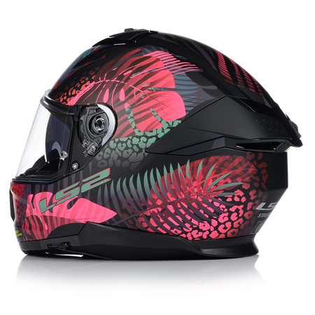 KASK MOTOCYKLOWY LS2 FF808 STREAM II JUNGLE KEVLAR SYSTEM PINLOCK + BLENDA