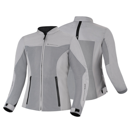 KURTKA MOTOCYKLOWA | SHIMA OPENAIR LADY GREY | DAMSKA LETNIA MESH + GRATIS