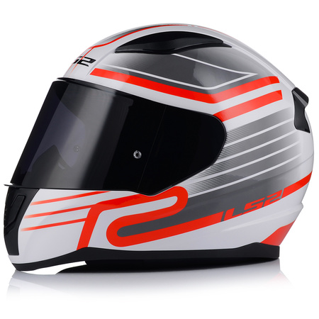 KASK MOTOCYKLOWY LS2 FF353 RAPID II CIRCUIT ECE 22.06 + CIEMNA SZYBA