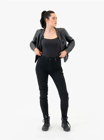 SPODNIE MOTOCYKLOWE | SHIMA FLEXX BLK | CZARNE DAMSKIE JEANSY + GRATISY