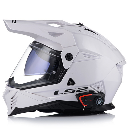 KASK MOTOCYKLOWY  LS2 MX702 PIONEER ENDURO CROSS + INTERKOM VITO BLUETOOTH