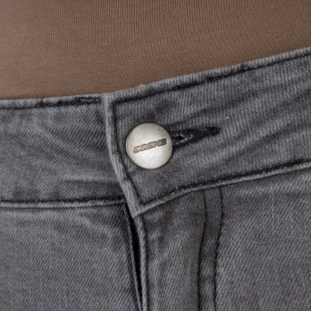 SPODNIE MOTOCYKLOWE | OZONE ROXY WASHED | DAMSKIE JEANSY SLIM FIT + GRATIS
