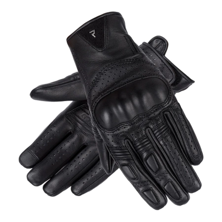 RĘKAWICE MOTOCYKLOWE | REBELHORN THUG II BLK | DAMSKIE WENTYLOWANE + GRATISY