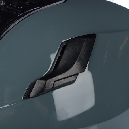 KASK MOTOCYKLOWY | VITO DUOMO NARDO GREY | INTEGRALNY SZARY POŁYSK
