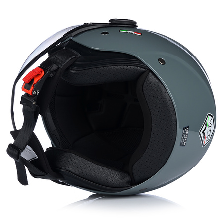 KASK MOTOCYKLOWY OTWARTY | VITO MODA NARDO GREY | SKUTER CHOPPER ECE 22.06