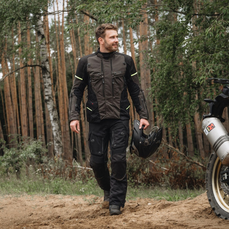 KURTKA MOTOCYKLOWA | REBELHORN RANGE | MĘSKA MEMBRANA OCIEPLINA + GRATISY