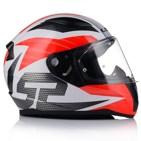 KASK MOTOCYKLOWY LS2 FF353 RAPID II GRID CZERWONY SYSTEM PINLOCK ECER 22.06